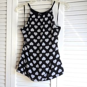 Express Dressy Top black/white